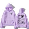 Sudadera con capucha y estampado de rayas de comercio exterior, de manga larga, moderna, para otoño e invierno, para hombre y mujer.