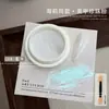 Polvo de Perla Hailey para Uñas Blanco Magia de Luz de Luna Polvo de Espejo Blanco Lechoso Alta Densidad Polvo Aurora Decoraciones para Uñas