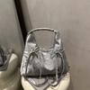 Mochila Retro Bolso Tote de Cuero Suave Lazo 2025 Nuevo Moderno Coreano Casual Gran Capacidad Bolso de Hombro