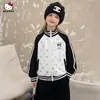 Chaqueta de Otoño para Niñas 2026 Nuevo Estilo Americano Chaqueta de Béisbol con Estampado de Estrellas Chaqueta Versátil de Moda Casual