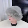 Chapéu de Inverno Grosso de Pelúcia em Estoque Transfronteiriço com Aba Larga, Pele de Vison Sintética, Pele de Raposa, Quente e Fashion Chapéu Mongol para Mulheres