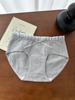 Ropa interior de algodón puro Antibacteriana Dulce para Mujer 10A, Tiro Extendido de 16 cm, Amigable con la Piel, Ajustada a la Cadera, Bragas Triangulares para Niñas