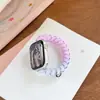 Pulseira de Telefone Elástica Colorida em Gradiente com Argola Única Compatível com Apple Watch iWatch 12ª Geração 11/10 Ultrase