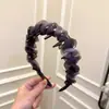 Diadema de Gasa Burbuja Nube para Mujer, Aumenta la Altura de la Corona, Sensación de Alta Gama, Hace que la Cara Parezca Más Pequeña, Exquisita, Accesorios para el Cabello de Diadema Versátiles Venta al por Mayor