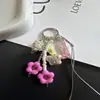 Flores Suaves de Verano Hecho a Mano con Cuentas Versátil Dulce Colorido Llavero Colgante para Teléfono Cadena para Bolsos Decoración Venta al por Mayor