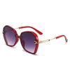 Nuevas gafas de sol para mujer parloteando con gafas de moda color gelatina moderno gafas de sol para conducir y viajar 6079 fábrica en venta