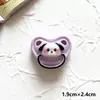 Chupete de Animal de Dibujos Animados Brillante DIY Pequeños Accesorios de Resina Llavero Funda para Teléfono Móvil Accesorios para el Cabello