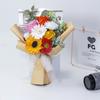 Proposta Dia dos Namorados presente criativo caixa de presente flor de sabão simulada com flor de sabão eterna buquê misto de 8 peças