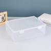 Caja de Almacenamiento Calentada para Documentos A4 Caja de Archivo Transparente Almacenamiento de Documentos del Registro Civil Caja para Archivar Exámenes Plástico Caja para Zapatos