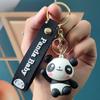 Novo Desenho Animado Chaveiro Pingente de Panda de Bambu Casal Bolsa Pingente de Viagem Promoção Local Mercado Noturno Pequenos Presentes Atacado