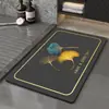Tapete de Chão Absorvente de Terra de Diatomáceas para Banheiro Doméstico, Secagem Rápida, Resistente à Sujeira, Antiderrapante, para Entrada de Banheiro, Fácil de Limpar