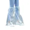 Botas de Lluvia Largas, Engrosadas, Impermeables, Antideslizantes, Senderismo al Aire Libre, a Prueba de Lluvia, Caña Alta, Cubrezapatos Desechables