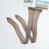 Medias aurora deslumbrantes 0D, pantimedias sexys ultratransparentes brillantes con forma de pie, no es necesario quitarlas, medias aurora de una línea con entrepierna profunda