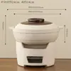 Olla de Barro para Cocina de Aceite con Base de Barro, Estufa de Carbón, Olla Caliente y Estufa Integradas, Estufa de Aceite Ecológica para Uso Comercial