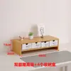 Suporte Elevado para Computador Caixa de Armazenamento para Mesa Gaveta Tipo Essencial para Escritório de Laptop Dormitório Organizador de Armazenamento de Mesa