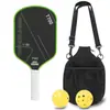 Raquete de Pickleball de Fibra de Carbono T700 Toray Textura de Tecido de Grafite Fosca 16mm de Espessura Competição Fibra de Carbono