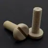 Tornillos de Cabeza Redonda Peek, Tornillos de Cabeza Plana, Pernos de Plástico de Alta Resistencia, Resistentes a Altas Temperaturas, Resistentes a la Corrosión, Aislantes, Retardantes de Llama