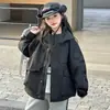Chaqueta de Otoño para Niñas 2026 Nueva Chaqueta Fresca de Moda para Primavera y Otoño para Niños Mayores Chaqueta de Trabajo Holgada Top