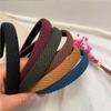 Diadema delgada de rayas diagonales de hilo colorido estilo coreano, versátil y moderna, pinza para el cabello nueva, diadema para lavarse la cara, accesorio para el cabello