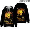Sudadera con capucha Cosplay de Calabaza y Calavera de Halloween Europea y Americana Transfronteriza Sudadera con Impresión Digital 3D Outlet de Fábrica
