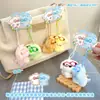 Serie Oso Galleta Figura de Animal Fiesta Llavero de Moda Muñeco de Vinilo con Cara Colgante para Mochila