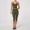 Transfronterizo 2026 Nuevo Conjunto de Yoga de Cintura Alta Levanta Glúteos Color Melocotón Espalda Hermosa Push-Up Deporte Fitness Set 9615
