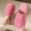 Pantuflas de algodón pantuflas de felpa para mujer primavera otoño invierno uso en casa doméstico interior antideslizantes pareja cálido hombre al por mayor