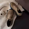 Zapatos deportivos de senderismo ligeros y transpirables con suela gruesa estilo retro para mujer 2026 elegantes zapatillas casuales con cordones, novedad de primavera