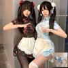 Lencería sexy Juego de rol Hermana china Cheongsam Pasión libre Pareja coqueteo Tentación Puro deseo Uniforme cos Mujer