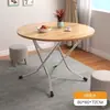 Mesa de comedor cuadrada plegable para uso doméstico, mesa pequeña para apartamentos de alquiler, mesa cuadrada portátil para comer