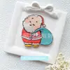 Serie Navideña Pegatinas de Tela Bordadas Parche de Papá Noel Pegatinas Muñeco de Nieve Árbol de Navidad Alce Sello Bordado Pegatinas de Dibujos Animados