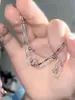 Pulseira Anel de Möbius Feminina 2024 Nova Moda Design de Nicho Camada Dupla Empilhável Pulseira de Uso Presente de Alta Qualidade