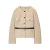 Moda Femenina Casual de Verano 2026 Estilo Europeo y Americano Blazer Holgado con Cinturón 8741260