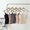 Pura expansão externa macia do peito com almofada torácica colete slim-fit Sexy Short strap top