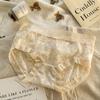 Ropa Interior Nueva de Encaje para Mujer, Puro Deseo, Amigable con la Piel, Suave, Parte Inferior de Alta Elasticidad, Encaje Sexy, Calzones Amigables con la Piel y Cómodos para Mujeres
