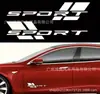 Shenwinfy Decalque de Letra Esportiva Adesivo de Vinil Lateral de Caminhão Adesivo de Porta Modificada de Carro Esporte