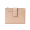 Estilo Coreano Nueva Billetera Corta con Patrón de Piedra para Mujer Simple Plegable de Dos Cuerpos con Cremallera Soporte para Múltiples Tarjetas Billetera de Cuero