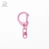Hebilla de Aleación Pintada en Forma de D con Hebilla de Figura de Ocho Encanto para Bolso DIY Llavero Anillo de Resorte Material Regalo de Graduación para Toda la Clase