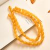 Ágata roja natural, ágata amarilla, cuentas de barril sueltas, cuentas de cintura, cuentas superiores, accesorios de joyería DIY, cuentas de hilo al por mayor