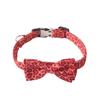 Jinjite nuevo collar para mascota serie Día de San Valentín collar semimetálico para perro estampado de labios collar con lazo de amor