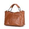Temu mais vendido couro de vaca camada superior grande capacidade moda casual bolsa mensageiro couro genuíno simples versátil bolsa de corrente bolsa de ombro
