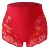 Pantalones de encaje de cintura alta para control de abdomen para mujer, Shorts base moldeadores y transpirables, Levanta glúteos, Tallas grandes, Ropa interior moldeadora sexy