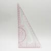 Escala triangular directa de fábrica regla de dibujo multiusos regla de impresión multifuncional para confección de ropa