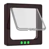Puerta para mascotas transfronteriza acceso libre para gatos puerta bidireccional interruptor controlable dirección puerta para gatos suministros para mascotas