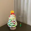 Adornos de Navidad~Copos de Nieve Tejidos de Ganchillo para Bricolaje Adornos Decorativos de Escritorio para Árbol de Navidad Regalos de Navidad Terminados para Amigos