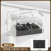 Caja a Prueba de Humedad para Cámara, Caja de Almacenamiento para Lentes, Caja de Almacenamiento Transparente para Cámaras SLR, Caja de Almacenamiento Sellada de Plástico de Gran Capacidad para Equipos Electrónicos