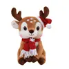 Boneco de Rena de Natal Fofo Brinquedo de Pelúcia Transfronteiriço Boneco de Rena Decoração Boneca de Pano Presente de Natal Super Adorável
