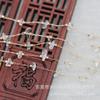 Joyería DIY pulsera de perlas de cristal de vidrio retención de color irregular cadena hecha a mano borla horquilla Corona B2120