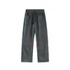 Marca da Moda Outonal Estilo Preguiçoso Calças Casuais Retas Masculinas Moda Simples Listradas Largas Versáteis Emagrecedoras Calças Longas