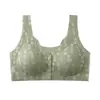 Ropa interior para mujer de mediana edad y ancianos, sujetador sin costuras con broche frontal, chaleco, talla grande, sujetador inalámbrico, popular en TikTok